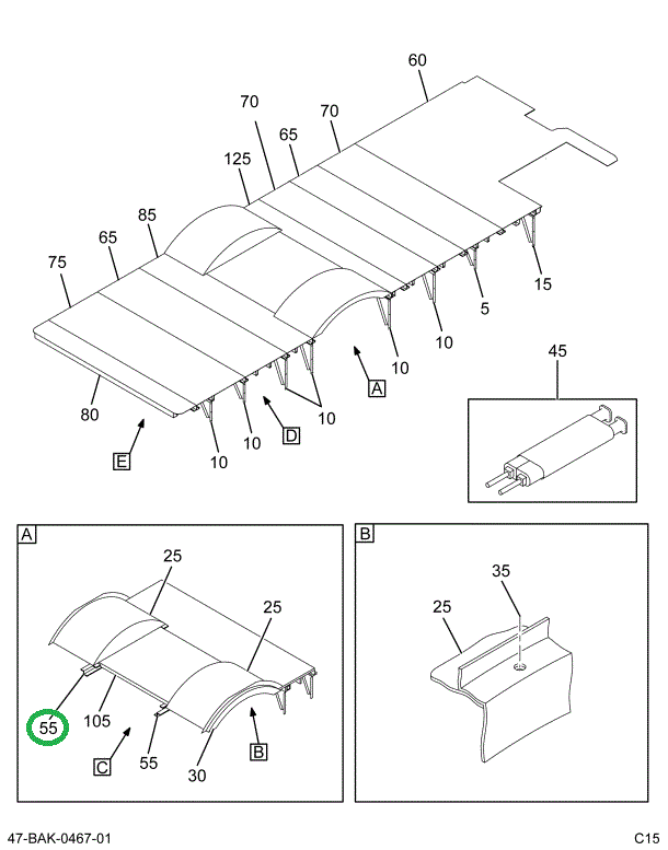 2228989C1 Z- Bar, Floor Sill Close Out
