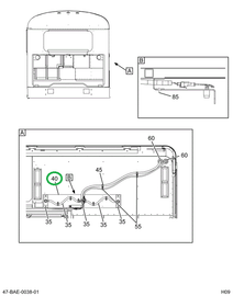 2229006C91 Support Assembly Fire Ext Spra