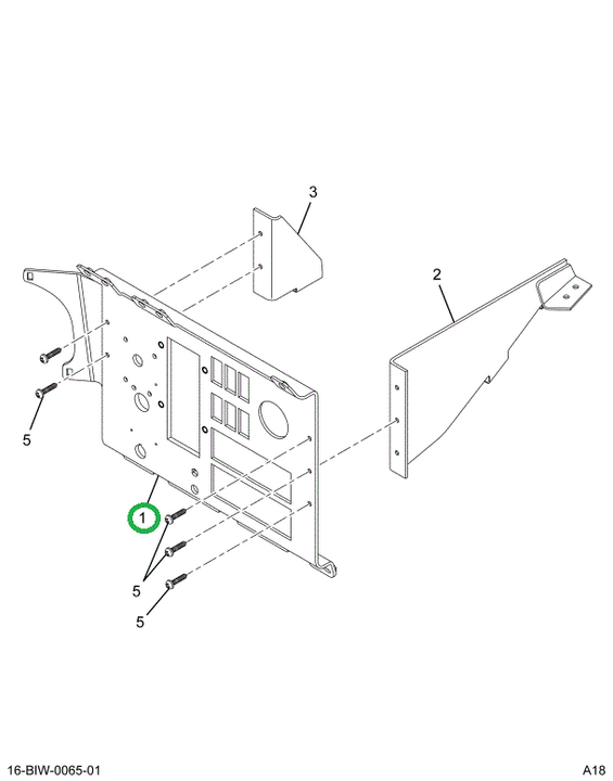 2229181C5 PANEL, ASSEMBLY, SHIFTER, AMME