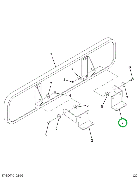 2229245C1 SUPPORT DRVR MIRROR L