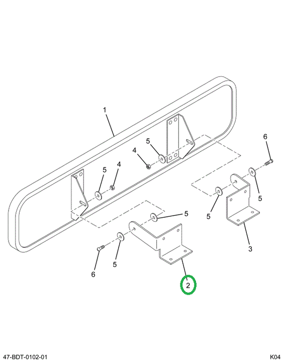 2229246C1 SUPPORT DRVR MIRROR R
