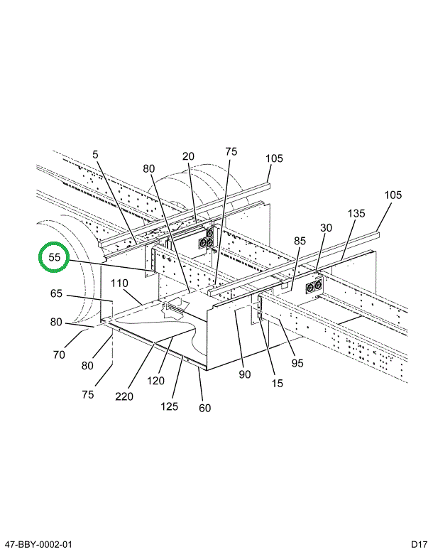 2229257C1 Plate, Bus Body Luggage Box