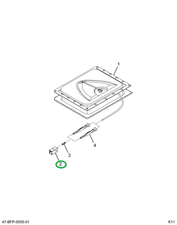 2229329C1 CONNECTR,CONNECTOR BODY  METRI