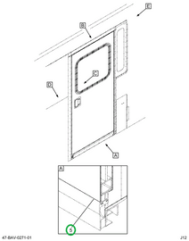 2229494C91 Door Assembly, Manual Sedan