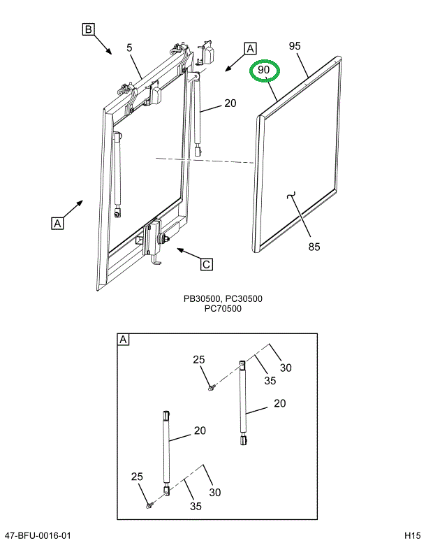 2229553C1 SEAL  RUBBER REAR KICKOUT WIND