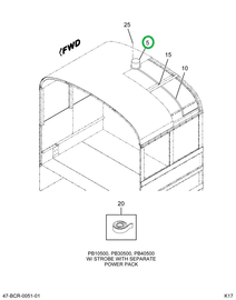 2229570C91 LIGHT STROBE LOW PROFILE DOU