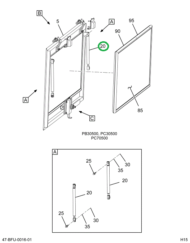 2229593C1 CYLINDER  GAS  15.25 IN