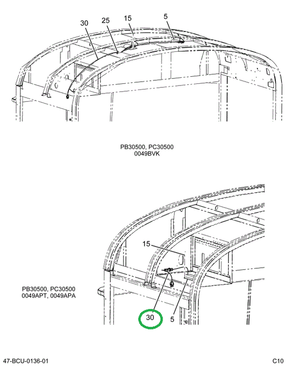 2229757C91 Harness, Transition Dual Over