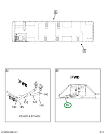 2230095C91 Harness R Auxiliary Heater, 1s
