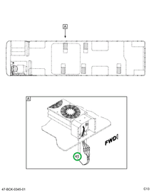 2230102C91 Harness L Auxiliary Heater, Re