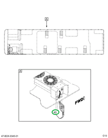 2230124C91 Harness L Auxiliary Heater, Re