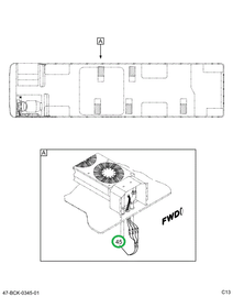 2230125C91 Harness L Auxiliary Heater, Re