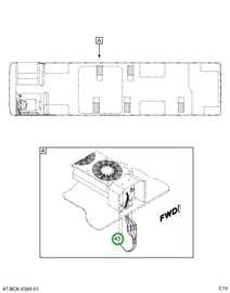 2230127C91 Harness L Auxiliary Heater, Re