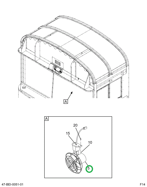 2230237C91 FAN DEFOG BLACK