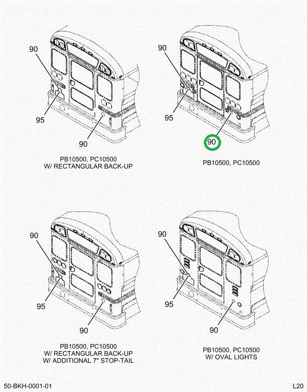 2230309C1 Light, License Plate 4 Round