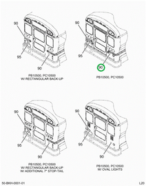 2230309C1 Light, License Plate 4 Round