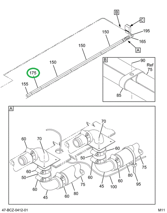 2230464C1 Cover Heater Hose 30 Inch