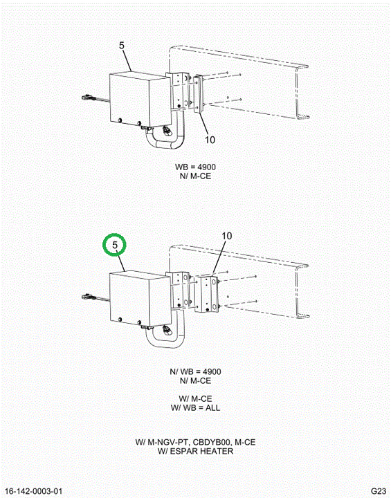 2230468C6 HEATER, BUS BODY, ESPAR AUXILI