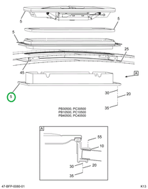2230823C92 PANEL, BUS BODY , RHTCH ALARM