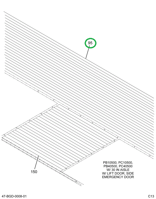 2230838C1 Mat, Floor .19 X 30 X 374 Brow