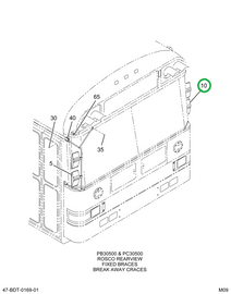 2231346C92 Mirror Assembly, Open View R H