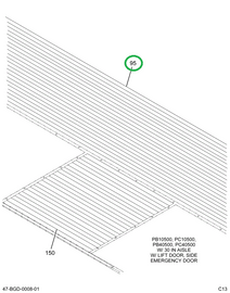 2231440C1 Mat, Floor .19 X 30 X 287 Blac