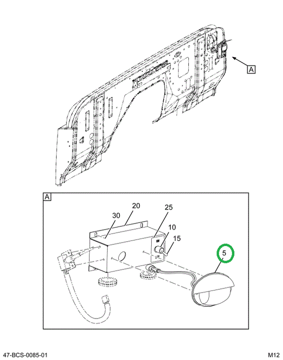 2231787C92 LIGHT LUGGAGE  ASSY BOX