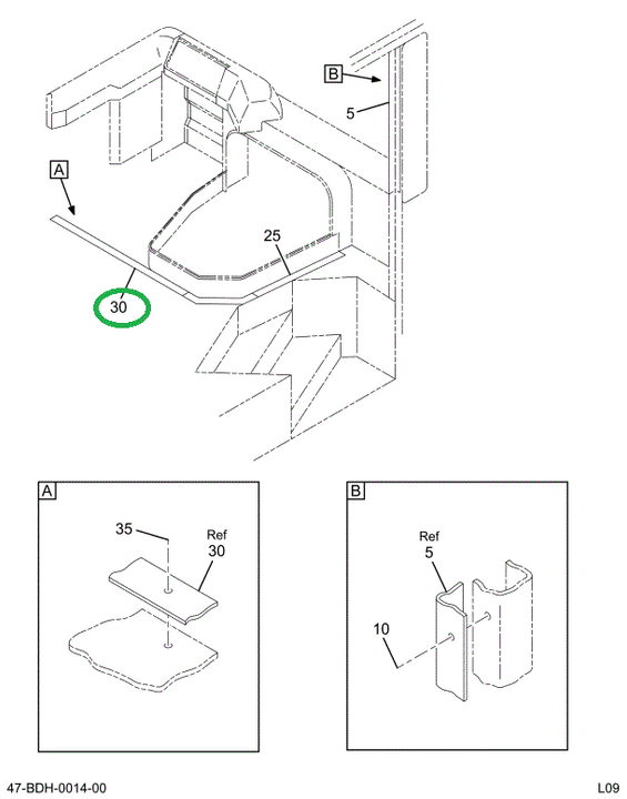 2231816C1 Panel Assembly Rear Trim Engin