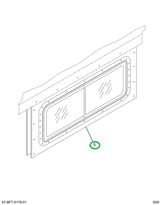 2232004C2 Panel Trim Oval Window Inside