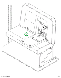 2232031C92 Seat, Left Hand Cr 39 2leg Wal