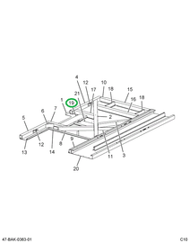 2232524C1 Floor-sill, 25.75 Inch