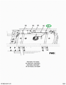 2232668C91 Harness B/u Alarm 236 Wb Tran