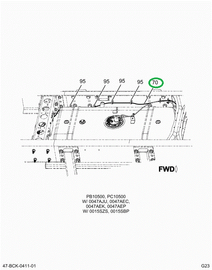 2232669C91 Harness B/u Alarm 254 Wb Tran