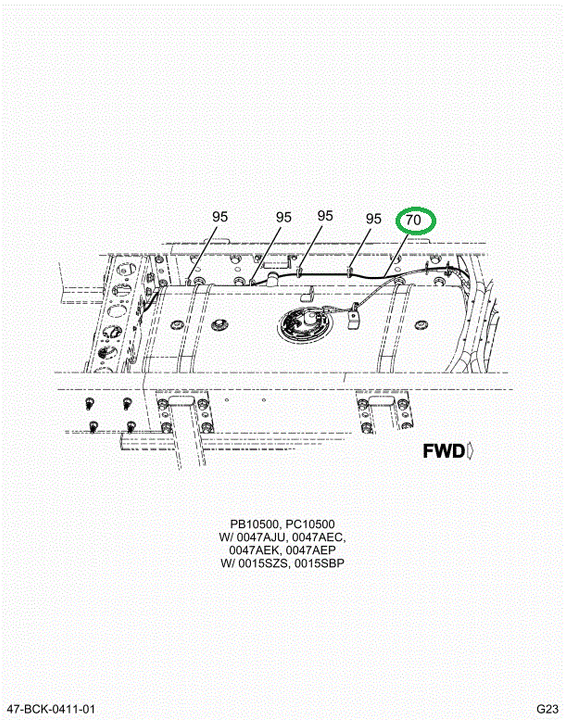 2232669C91 Harness B/u Alarm 254 Wb Tran