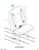 2232908C92 Seat, Left Hand 3pt/cr 30 4leg