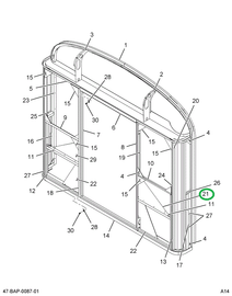 2233538C2 Support, Gusset 20 X 13