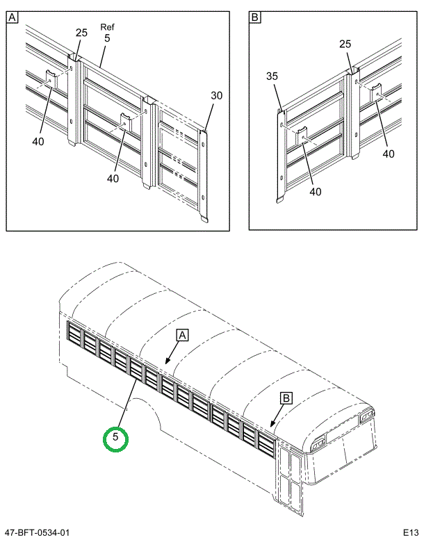 2233760C94 WINDOW, PASS SPLIT SASH , ASSY
