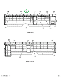 2233796C94 WINDOW, PASS SPLIT SASH , ASSY