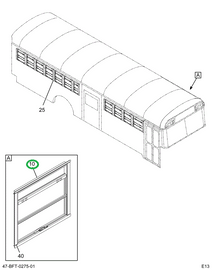2233881C93 WINDOW, STORM , ASSY 27IN W/12