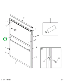 2234035C3 EXTRUSION  ALUMINUM  WDO SLIDI