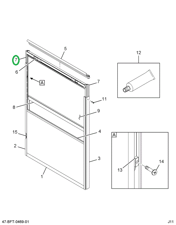 2234043C2 EXTRUSION  ALUMINUM  WDO SLIDI