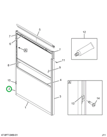 2234060C1 EXTRUSION  ALUMINUM  WDO FIXED
