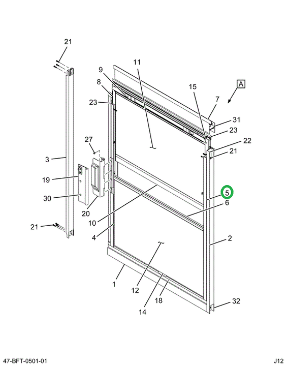 2234070C3 Extrusion Aluminum Bus Body Ve