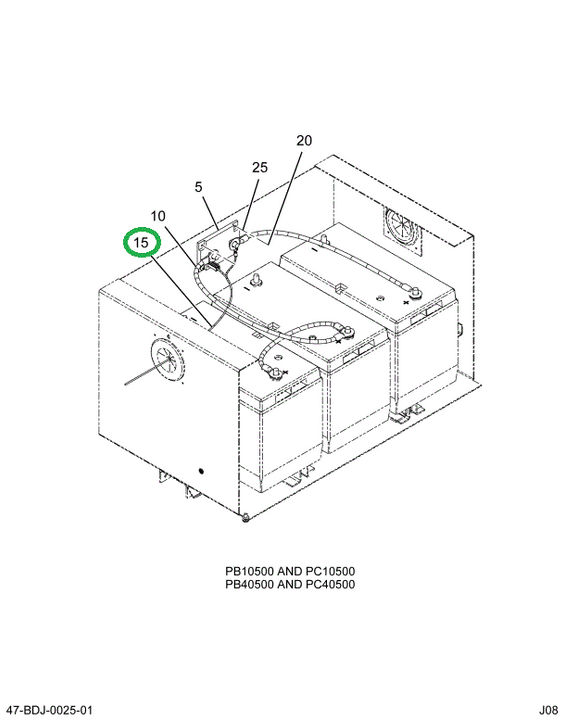 2234781C91 Harness, Jumper Battery Isolat