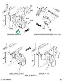 2234791C91 ARM  STOP ELEC RR HI INT W/STR