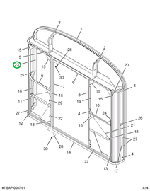 2234883C1 Post L Rear Fr