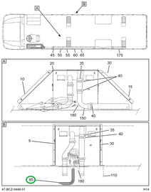 2235376C91 Harness, Aux Heater, 1st/2nd P