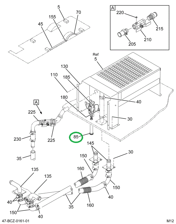 2235423C91 Harness R Auxiliary Heater, Re
