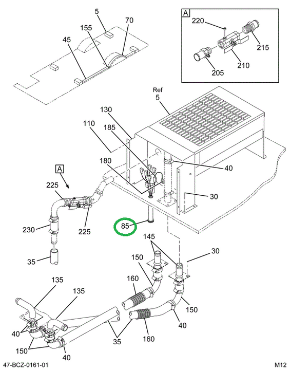 2235423C91 Harness R Auxiliary Heater, Re