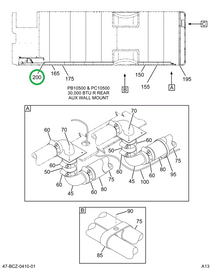 2235446C91 Harness L Auxiliary Heater Rea
